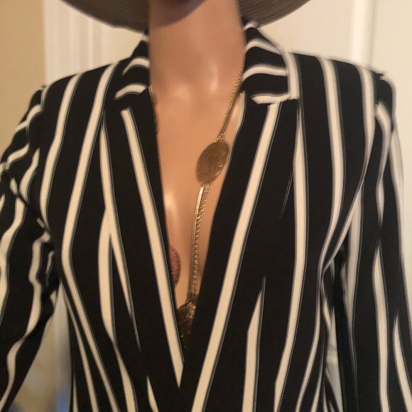 H&M Striped Blazer - NEW - Picture 7 of 8